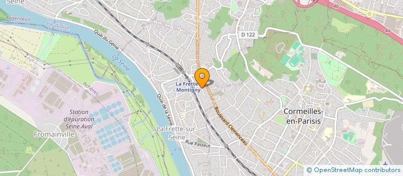 localisation de l'entreprise SCI LES CHARIOTS  LA FRETTE-SUR-SEINE