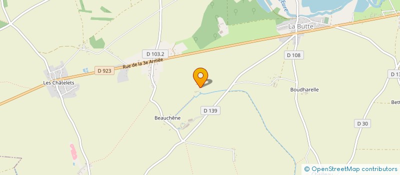 localisation de l'entreprise SCI LES CHARIOTS  CHUISNES