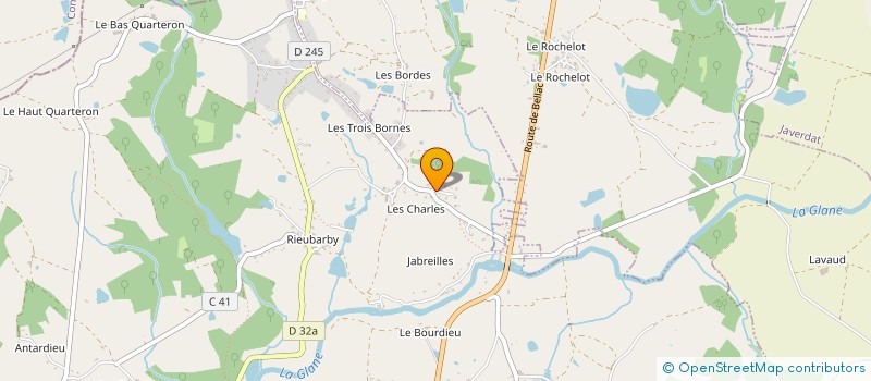localisation de l'entreprise SCI LES CHARLES à SAINT-JUNIEN