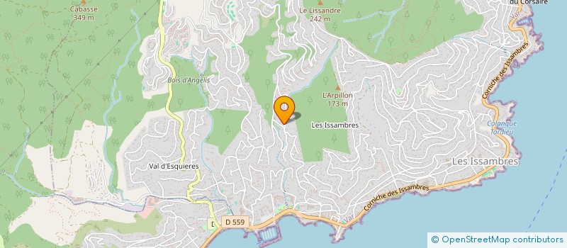 localisation de l'entreprise SCI LES CHARLES  ROQUEBRUNE-SUR-ARGENS