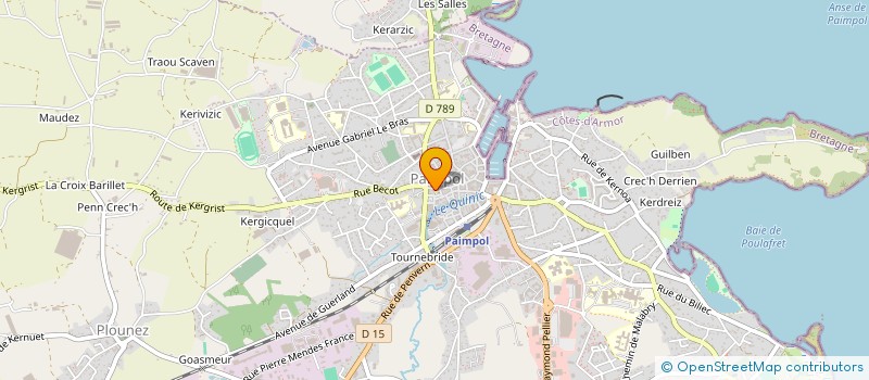 localisation de l'entreprise SCI LES CHARLIES  PAIMPOL