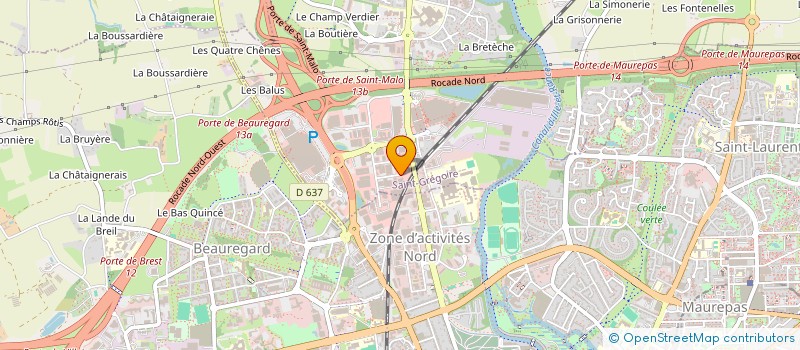 localisation de l'entreprise SCI LES CHARLOURS  PLOUGOUMELEN