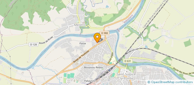 localisation de l'entreprise SCI LES CHARMEAUX  SAINT-SULPICE-LA-POINTE