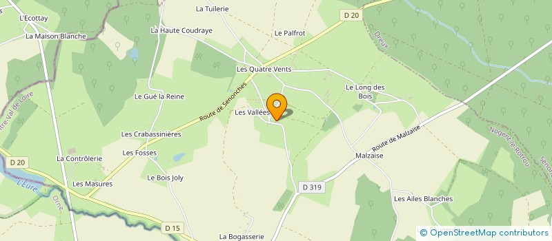 localisation de l'entreprise SCI LES CHARMES à MANOU
