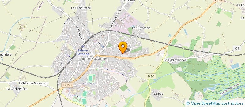 localisation de l'entreprise SCI LES CHARMES à SAINTE-PAZANNE