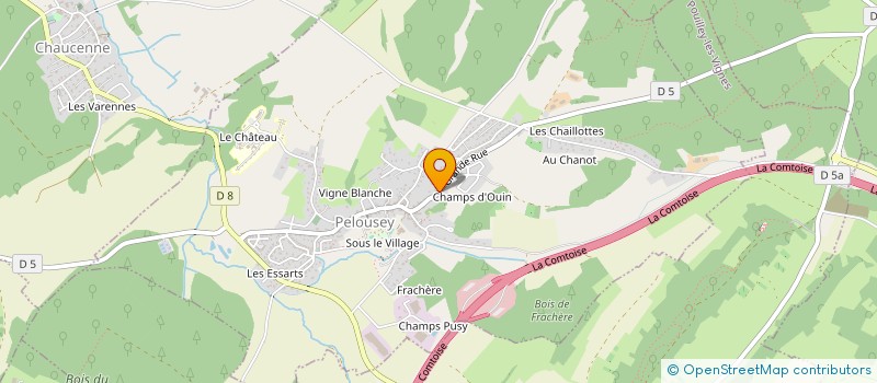 localisation de l'entreprise SCI LES CHARMES  LANTENNE-VERTIERE