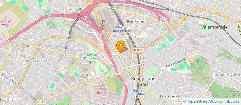 localisation de l'entreprise SCI LES CHARMES à ROSNY-SOUS-BOIS