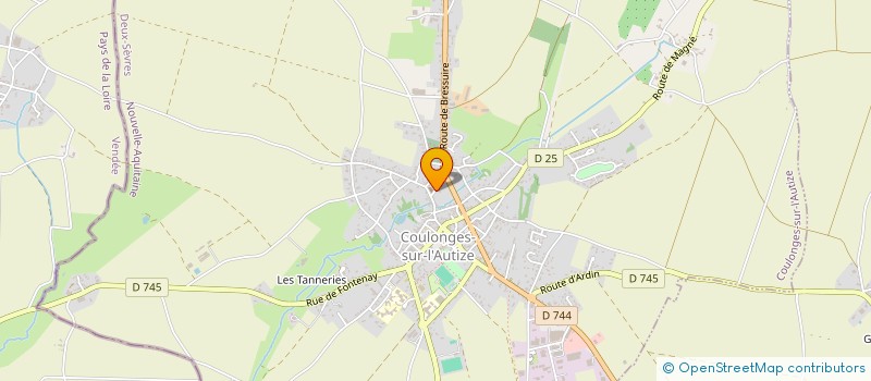 localisation de l'entreprise SCI LES CHARMES  COULONGES-SUR-L'AUTIZE
