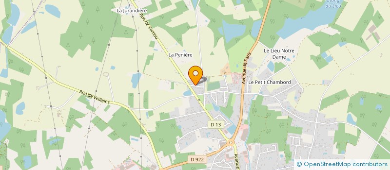 localisation de l'entreprise SCI LES CHARMES  ROMORANTIN-LANTHENAY