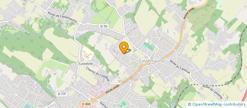 localisation de l'entreprise SCI LES CHARMES  CASTELMAUROU