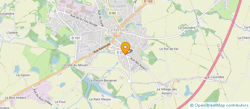 localisation de l'entreprise SCI LES CHARMES à LA FERRIERE