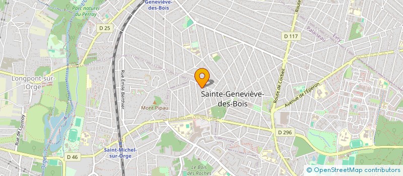 localisation de l'entreprise SCI LES CHARMES à SAINTE-GENEVIEVE-DES-BOIS