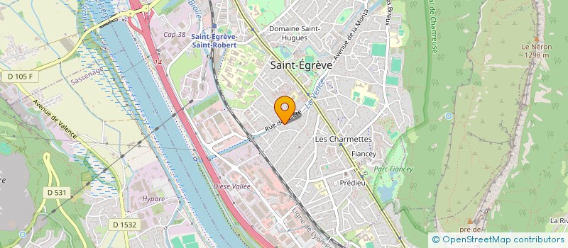 localisation de l'entreprise SCI LES CHARMETTES  SAINT-EGREVE