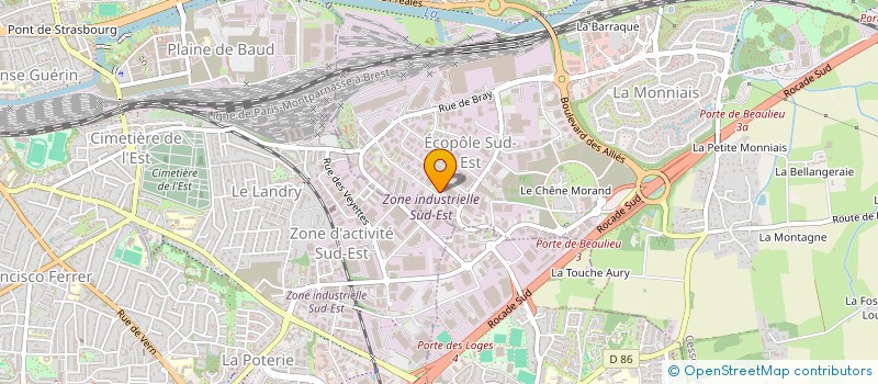 localisation de l'entreprise SCI LES CHARMILLES  CESSON-SEVIGNE