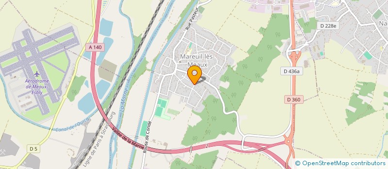 localisation de l'entreprise SCI LES CHARMILLES à MAREUIL-LES-MEAUX