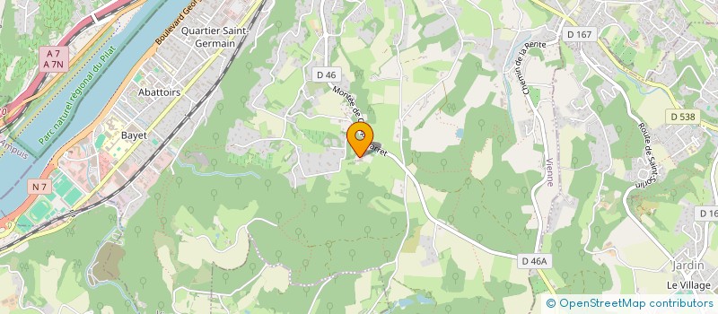 localisation de l'entreprise SCI LES CHARMILLES  VIENNE