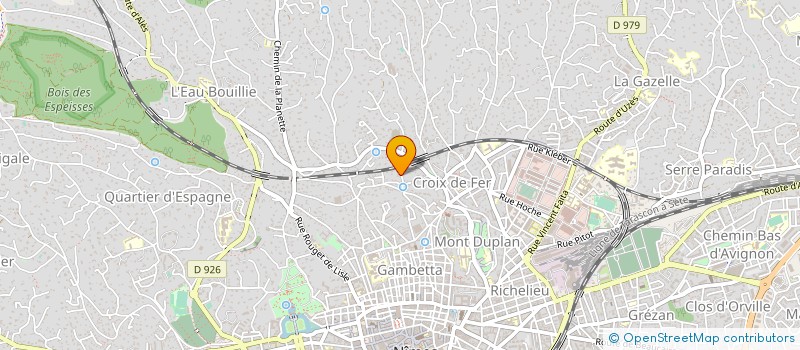 localisation de l'entreprise SCI LES CHARMILLES à NIMES