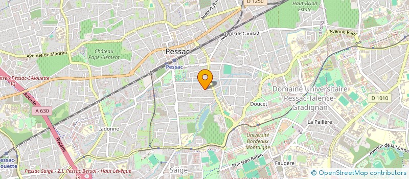 localisation de l'entreprise SCI LES CHARMILLES à PESSAC