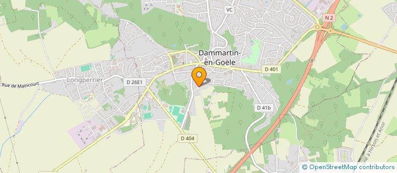 localisation de l'entreprise SCI LES CHARMILLES  DAMMARTIN-EN-GOELE