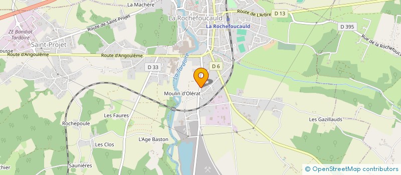 localisation de l'entreprise SCI LES CHARMILLES  PRANZAC