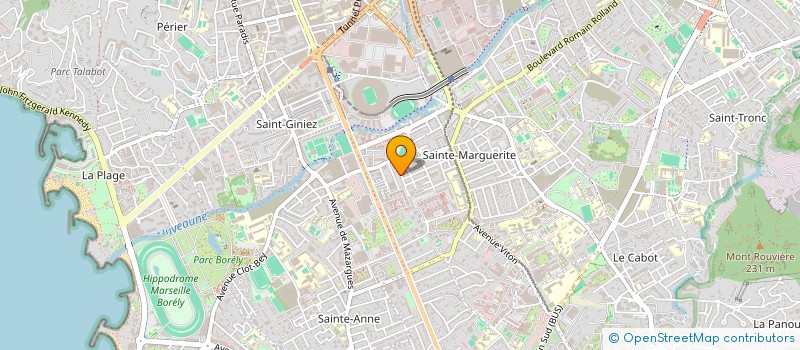 localisation de l'entreprise SCI LES CHARMILLES à MARSEILLE
