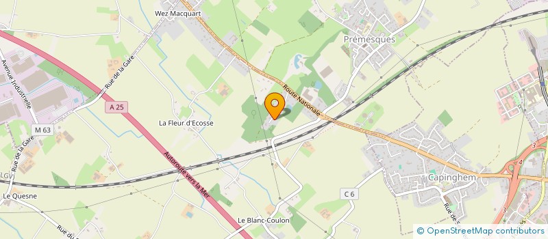 localisation de l'entreprise SCI LES CHARMILLES  ENNETIERES-EN-WEPPES