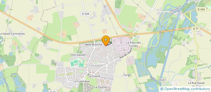 localisation de l'entreprise SCI LES CHARMILLES  LE VERGER