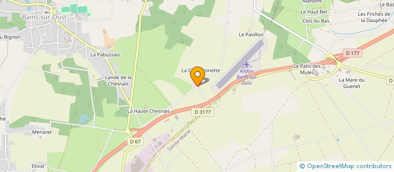 localisation de l'entreprise SCI LES CHARMILLES  BAINS-SUR-OUST