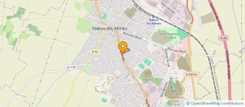 localisation de l'entreprise SCI LES CHARMILLES à NŒUX-LES-MINES