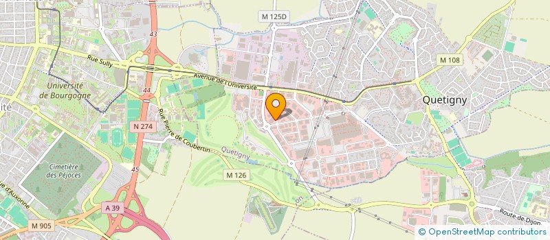 localisation de l'entreprise SCI LES CHARRIERES à QUETIGNY