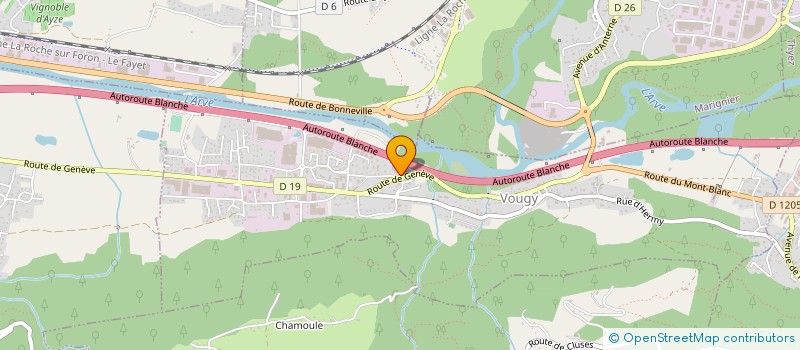 localisation de l'entreprise SCI LES CHARRONS 1996  VOUGY