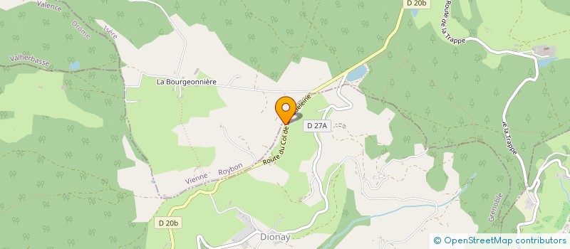 localisation de l'entreprise SCI LES CHARRONS  MONTAGNE