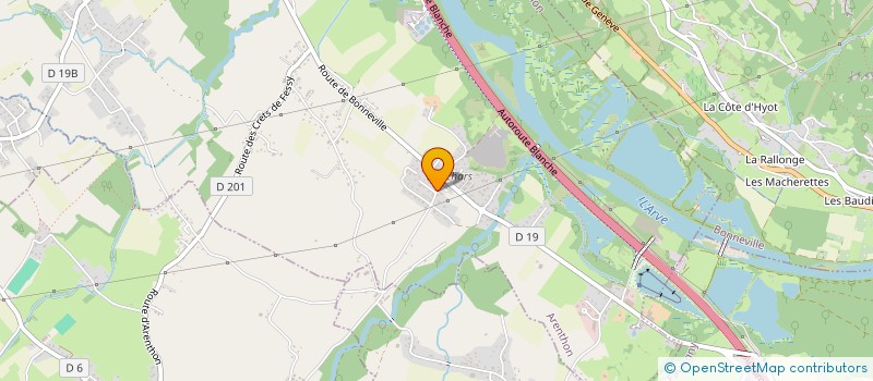 localisation de l'entreprise SCI LES CHARS  ARENTHON