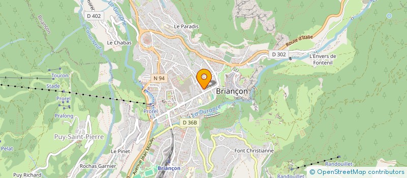 localisation de l'entreprise SCI LES CHART'S à BRIANCON