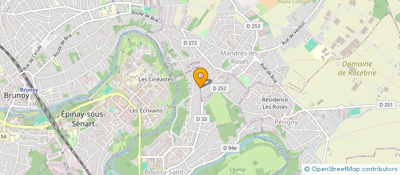 localisation de l'entreprise SCI LES CHARTREUX DE BOUSSY ST ANTOINE  BOUSSY-SAINT-ANTOINE