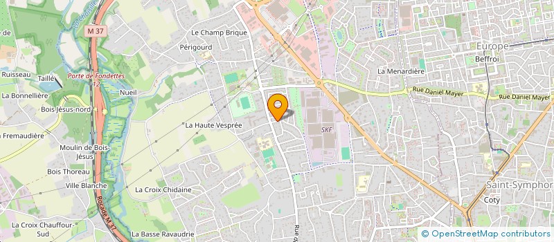 localisation de l'entreprise SCI LES CHAS  SAINT-CYR-SUR-LOIRE