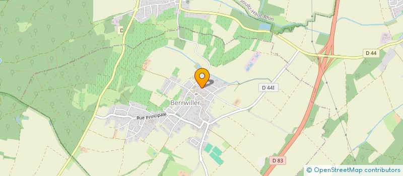 localisation de l'entreprise SCI LES CHASSEURS  BERRWILLER