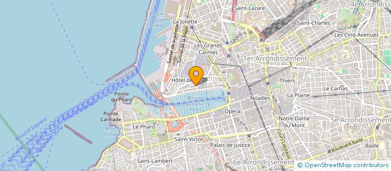 localisation de l'entreprise SCI LES CHATAIGNES  MARSEILLE