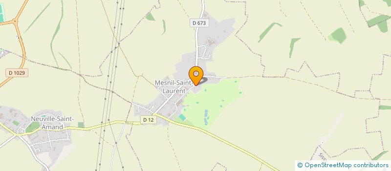 localisation de l'entreprise SCI LES CHATAIGNIERES  MESNIL-SAINT-LAURENT