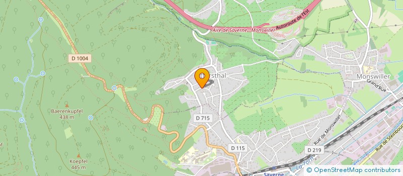 localisation de l'entreprise SCI LES CHATAIGNIERS  OTTERSTHAL