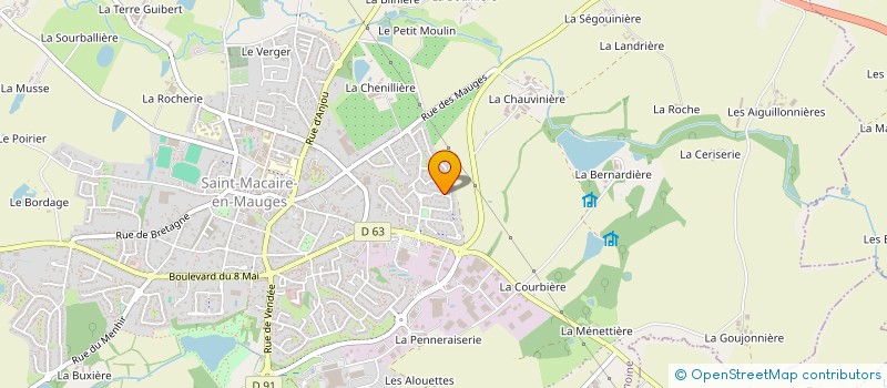 localisation de l'entreprise SCI LES CHATAIGNIERS à SEVREMOINE