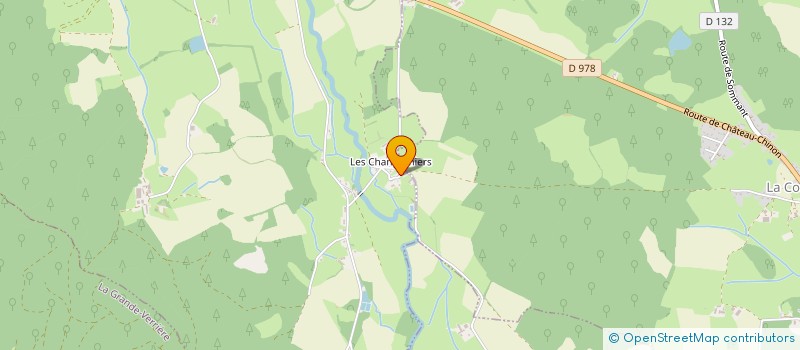 localisation de l'entreprise SCI LES CHATAIGNIERS  LA CELLE-EN-MORVAN