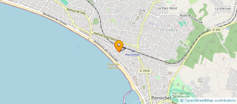 localisation de l'entreprise SCI LES CHATAIGNIERS à PORNICHET