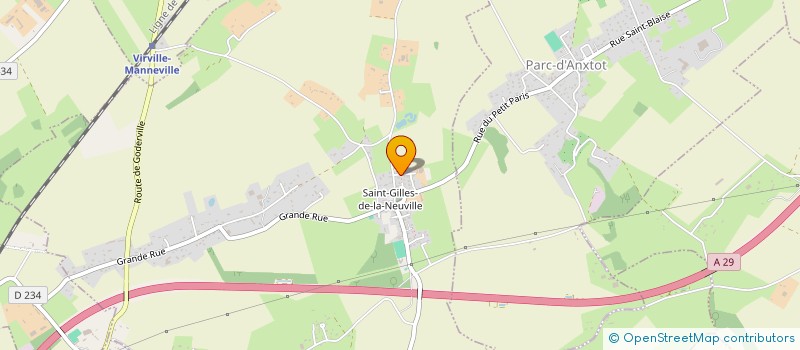 localisation de l'entreprise SCI LES CHATAIGNIERS  SAINT-GILLES-DE-LA-NEUVILLE