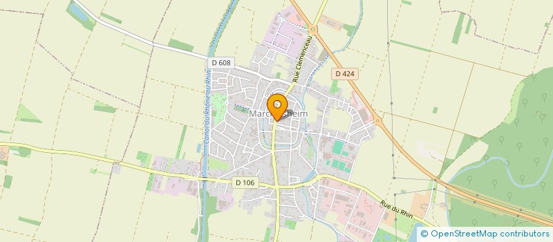 localisation de l'entreprise SCI LES CHATEAUX  MARCKOLSHEIM