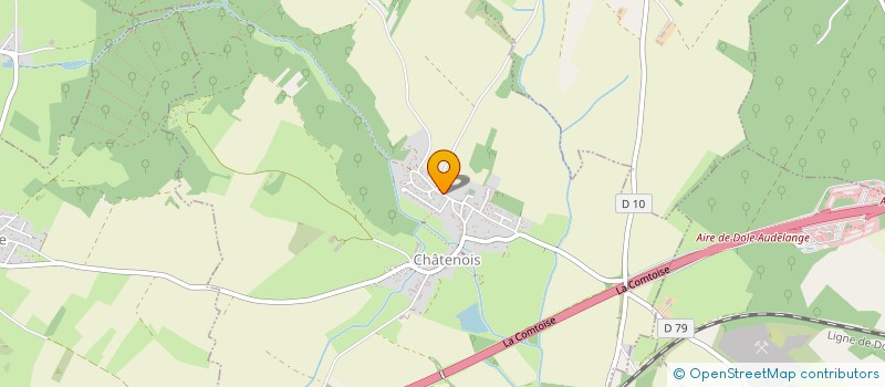 localisation de l'entreprise SCI LES CHATENETAIS  CHATENOIS