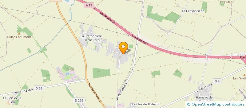 localisation de l'entreprise SCI LES CHATONS  BESSAIS-LE-FROMENTAL