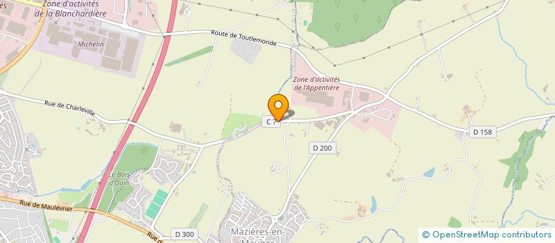 localisation de l'entreprise SCI LES CHATONS  MAZIERES-EN-MAUGES