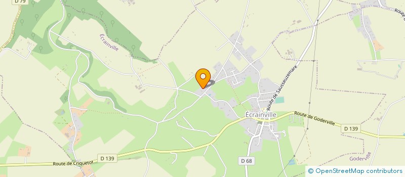 localisation de l'entreprise SCI LES CHATS BATISSEURS  ECRAINVILLE