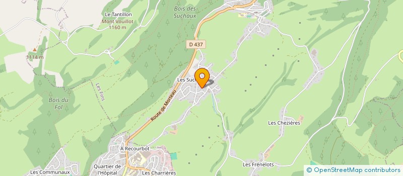 localisation de l'entreprise SCI LES CHAUCHETS  LES FINS